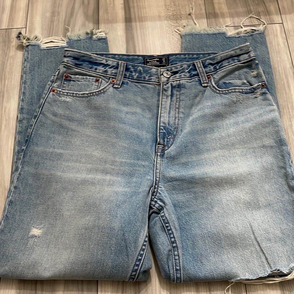 Abercrombie and Finch girlfriend jeans